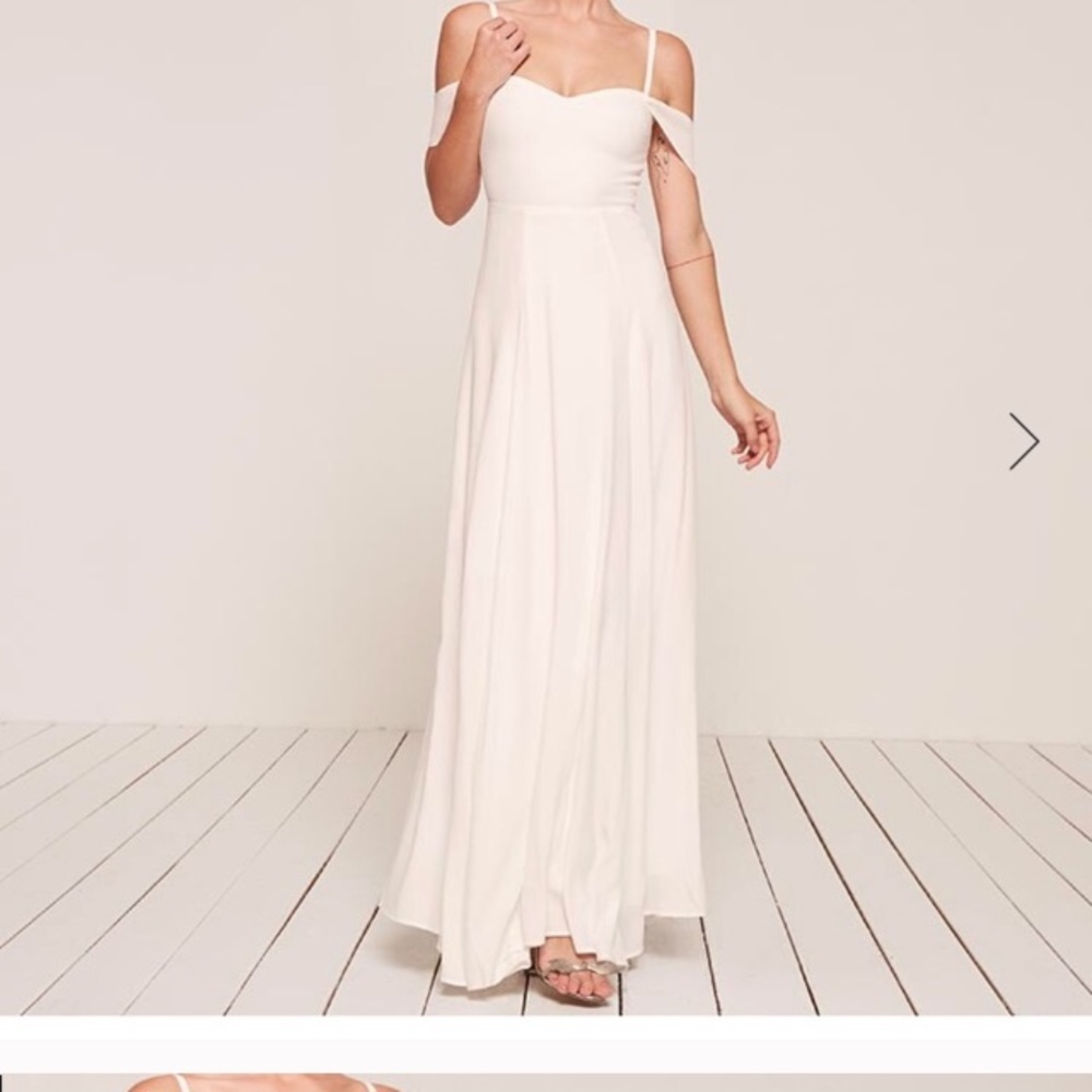 Reformation Poppy Dress NWT Sz 8 Ivory